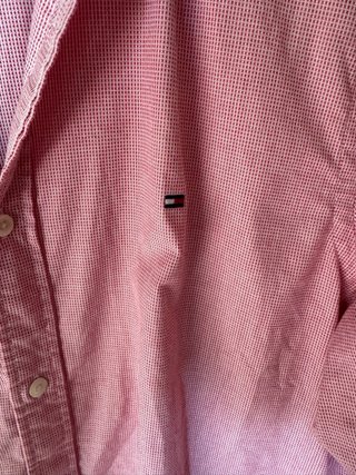 Camisa Tommy Hilfiger cuadros rojos
