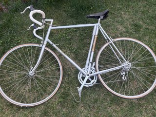 Bicicleta de ruta vintage Macario de acero
