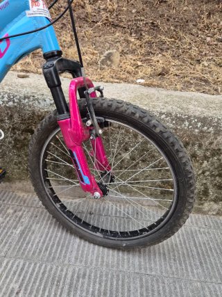 Bicicleta Montaña Niña Azul/Rosa