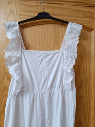Vestido playero tirantes bordados talla 50