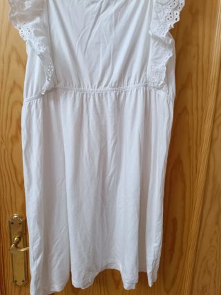 Vestido playero tirantes bordados talla 50