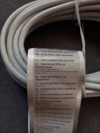 Cable de red Hama CAT5e UTP 5m