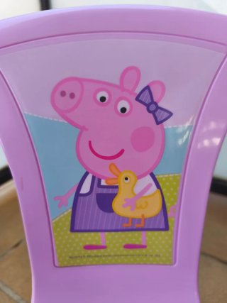 Silla infantil Peppa Pig rosa, no hago Envíos