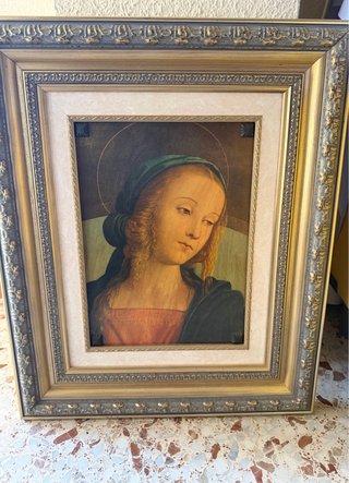 Cuadro antiguo virgen