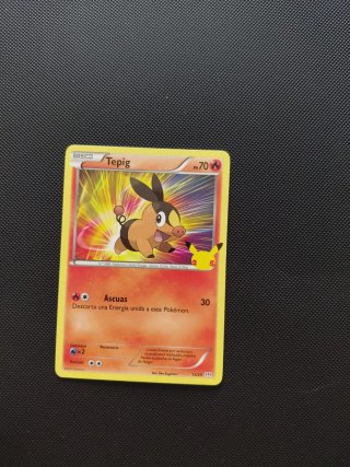 Carta Pokémon Tepig 25 Aniversario McDonald's