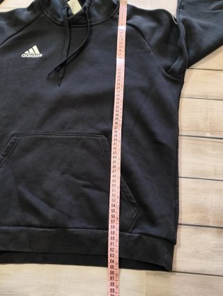 Sudadera Adidas Negra con Capucha Hombre Talla S/M