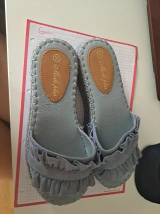 Sandalias plataforma Moda plus volantes talla 37