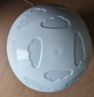 Lámpara infantil nubes