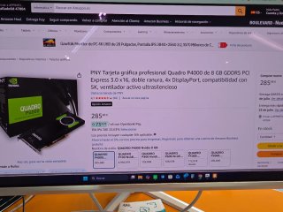 Tarjeta Gráfica PNY Quadro P4000 8GB Semi-nueva.