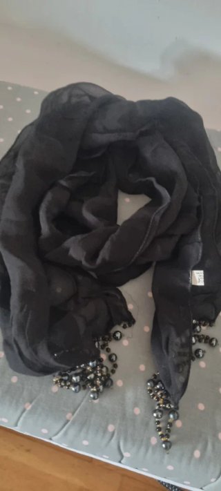 Chal gris elegante