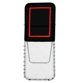 Reboteador de Lacrosse Plegable para Jardín, Red de Rebote de Voleibol de 3x8 Pies, Pantalla de Entrenamiento de Devolución de Béisbol y Softbol, Pared de Entrenamiento de Práctica de Tiro de Ángu...