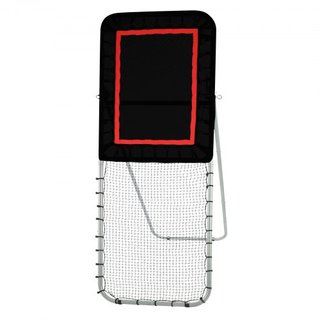 Reboteador de Lacrosse Plegable para Jardín, Red de Rebote de Voleibol de 3x8 Pies, Pantalla de Entrenamiento de Devolución de Béisbol y Softbol, Pared de Entrenamiento de Práctica de Tiro de Ángu...