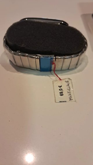 Reloj LED Plata y Negro