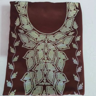 Vestido Majawir bordado floral talla única