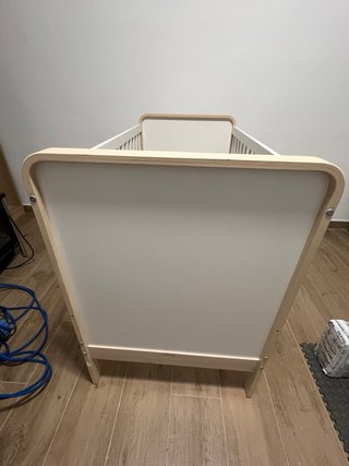 Cuna Ikea Blanca y Madera