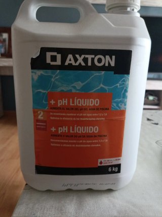 Incrementador pH Líquido Axton Piscinas 6 kg