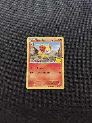 Carta Pokémon Fennekin 25 Aniversario McDonald's