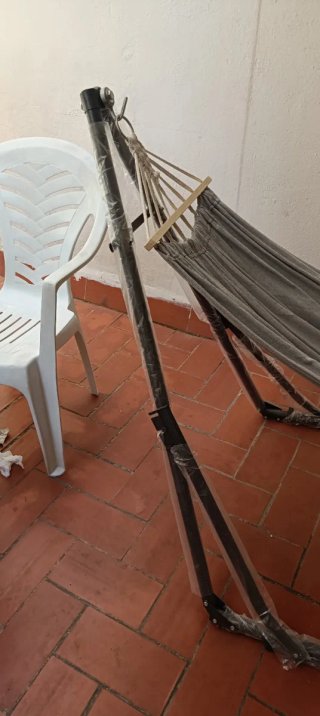 Tumbona KIKESSER Negra/Gris