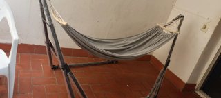 Tumbona KIKESSER Negra/Gris