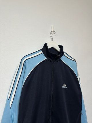 Adidas Trackjacket Chaqueta Chándal Azul Vintage