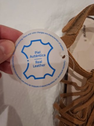 Sandalias Mayoral Ante Marrón Talla 38