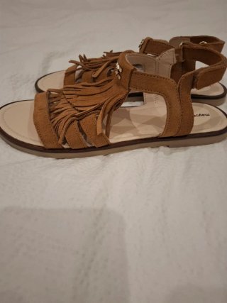 Sandalias Mayoral Ante Marrón Talla 38