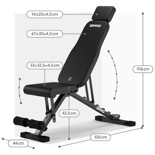 Banco de musculación ajustable