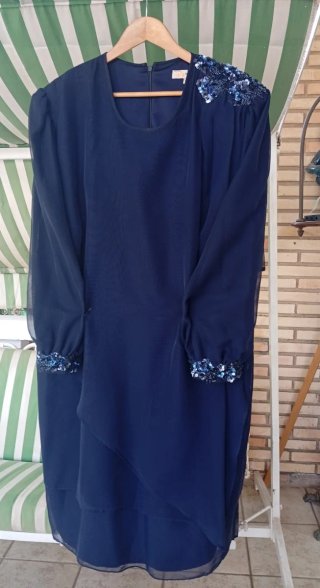 Vestido de fiesta elegante azul