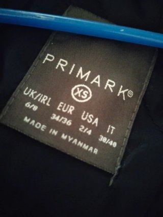 Parka azul XS