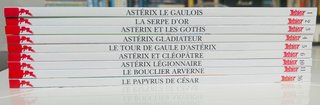 Lote 9 cómics Astérix tapa dura en francés