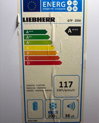 Arcón Congelador Blanco Liebherr  A+++ 200L.