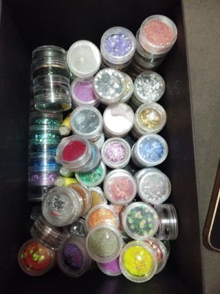Kit Decoración Uñas Glitter Multicolor