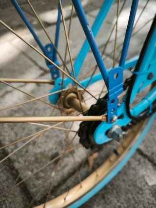 Bicicleta Torrot Vintage Azul Restaurada