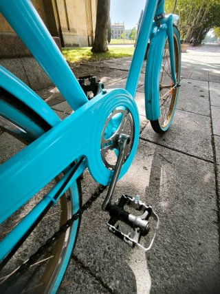 Bicicleta Torrot Vintage Azul Restaurada