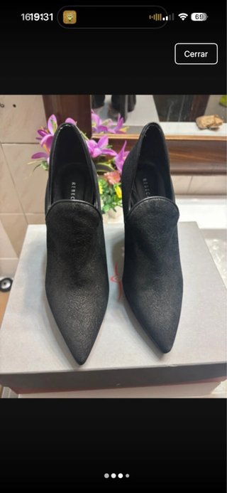 Tacones negros de fiesta