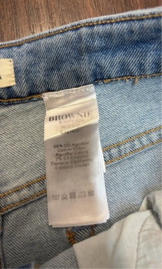 Shorts tejanos Brownie azules