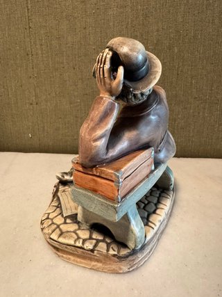 Figura Vagabundo Cerámica Estilo Capodimonte