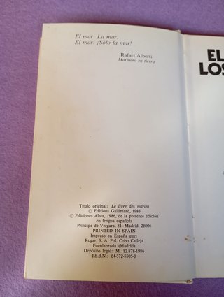 Libro: El Libro de los Marinos.