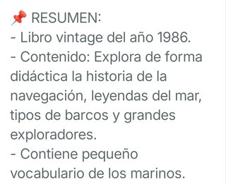 Libro: El Libro de los Marinos.