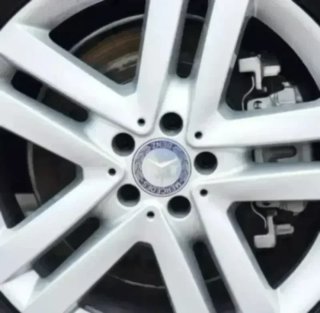 4 CENTROS RUEDA LLANTA TAPA ORIGINAL MERCEDES 75MM