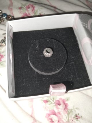 Lote charms Pandora plata y perlas circonitas