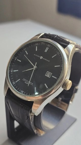 Reloj Álvaro Moreno Gentleman Cuarzo Negro