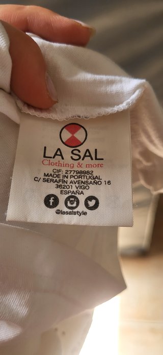 Camiseta algodon Calavera La Sal talla XS