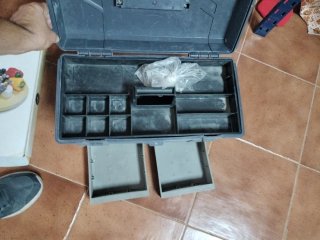 Caja de herramientas gris
