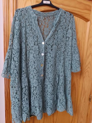 Vestido encaje verano talla 50/52