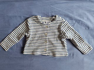 Completo bambina 6 mesi/68 cm-maglietta, cardigan