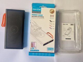Batería Externa 10000 mAh con cables integrados