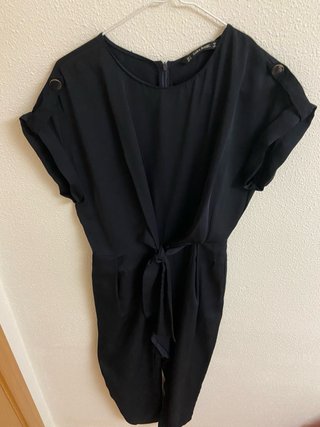 Mono largo Zara azul marino