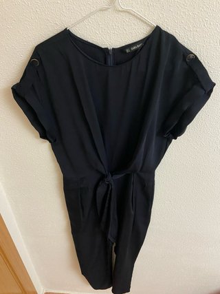 Mono largo Zara azul marino