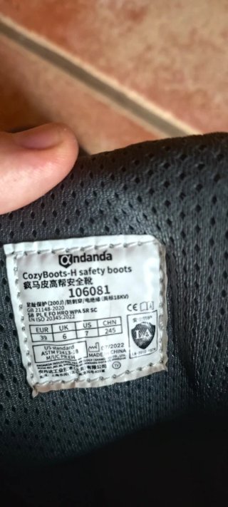 Botas de trabajo ANDANDA Hombre Talla 39